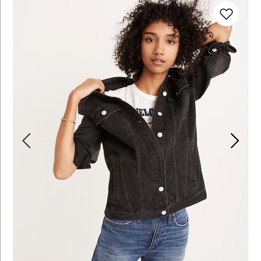 Madewell The Oversized Jean Jacket in Lunar Wash